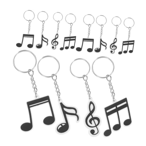 DECHOUS Musik-schlüsselanhänger Für Partys 12 Stück Sänger-thema Schlüsselanhänger Musiknoten- DECHOUS Musik-schlüsselanhänger Für Partys 12 Stück Sänger-thema Schlüsselanhänger Musiknoten- von DECHOUS
