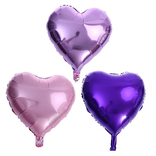 DECHOUS 12Stücke Herz Folienballons Große Romantische Dekorationsballons Für Hochzeiten Geburtstagsfeiern Und Festliche Anlässe Helllila DECHOUS 12Stücke Herz Folienballons Große Romantische Dekorationsballons Für Hochzeiten Geburtstagsfeiern Und Festliche Anlässe Helllila von DECHOUS