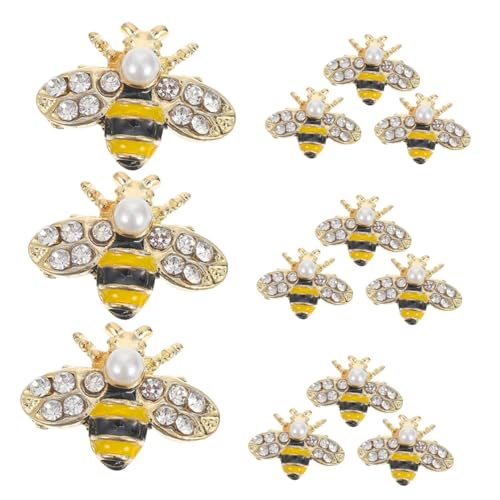 DECHOUS 12pcs Bienennageldekoration Legierung Bienennagelbrand Kreativer DIY Nail Art Supplies Kawaii Nage Zauber DECHOUS 12pcs Bienennageldekoration Legierung Bienennagelbrand Kreativer DIY Nail Art Supplies Kawaii Nage Zauber von DECHOUS