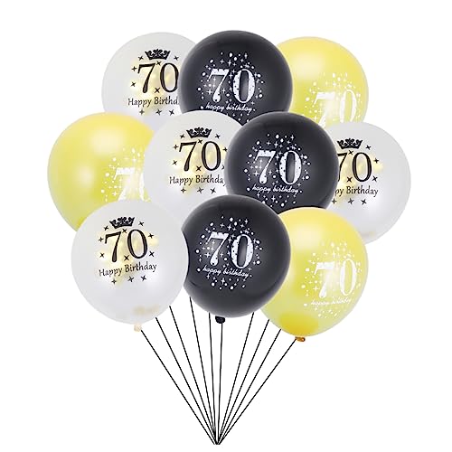 DECHOUS Party Ballon Set 15 Stücke Digitale Konfetti Ballons Latex Geburtstag Jahrestag Dekorationen Familie Foto Requisiten von DECHOUS
