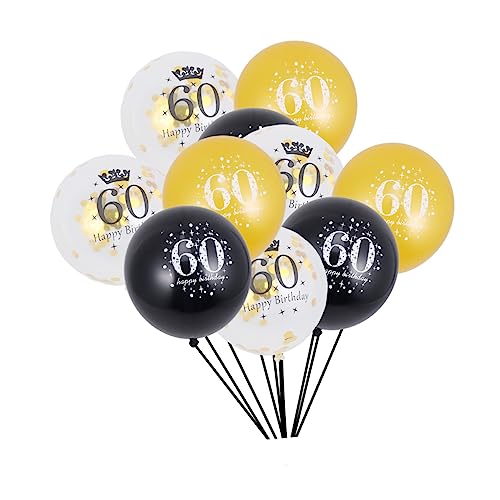 DECHOUS Party Luftballons Anzahl Konfetti 15 Stücke Latex Ballon Set Dekorative Für Geburtstag Jahrestag DECHOUS Party Luftballons Anzahl Konfetti 15 Stücke Latex Ballon Set Dekorative Für Geburtstag Jahrestag von DECHOUS