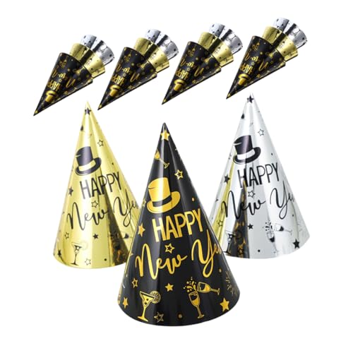 DECHOUS Modische Silvester-partyhüte 15 Stück Silvester-dekorationen für Geburtstagsfeiern DECHOUS Modische Silvester-partyhüte 15 Stück Silvester-dekorationen für Geburtstagsfeiern von DECHOUS