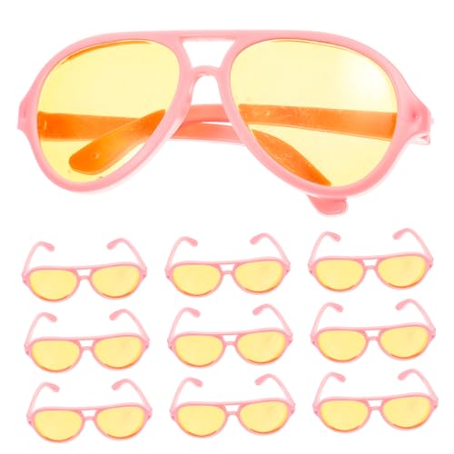 DECHOUS 16 Stück Minipuppenbrille Klein Winzig Babypuppenzubehör Trendy Miniatur Szene Puppen-foto-requisiten Mädchen Puppe Brille Puppenbrillen Plastik von DECHOUS