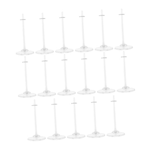DECHOUS 17 Stück Teiliges Puppenständer für Transparente Ständer für Puppen Displays Stabil und Sicher für Verschiedene von Puppen von DECHOUS