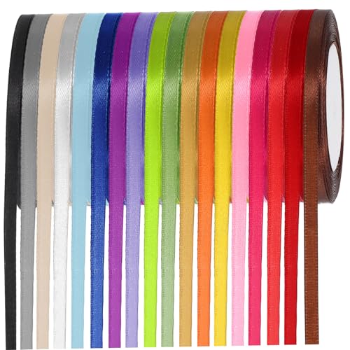 DECHOUS 18Rollen Stoffband Vielseitige Dekobänder für Geschenkverpackungen Bastelprojekte und Hochzeitsdekorationen Verschiedenen DECHOUS 18Rollen Stoffband Vielseitige Dekobänder für Geschenkverpackungen Bastelprojekte und Hochzeitsdekorationen Verschiedenen von DECHOUS