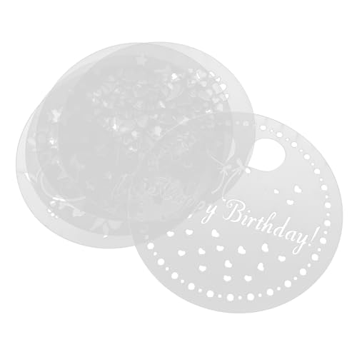 DECHOUS 1Satz Kleine Wiederverwendbare Latte Art Schablonen Für DIY Kaffeekunst Vorlagen Zu Reinigen Robustes Kunststoffdesign Für Kreative Getränke Dekoration DECHOUS 1Satz Kleine Wiederverwendbare Latte Art Schablonen Für DIY Kaffeekunst Vorlagen Zu Reinigen Robustes Kunststoffdesign Für Kreative Getränke Dekoration von DECHOUS