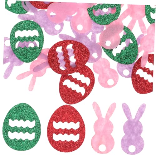 DECHOUS 2 Packungen Osterdekoration Plüsch Kuchen -Topper easter egg decoration easter decoration Party-Konfetti-Ornamente Desktop-Konfetti-Dekorationen Vlies Colorful DECHOUS 2 Packungen Osterdekoration Plüsch Kuchen -Topper easter egg decoration easter decoration Party-Konfetti-Ornamente Desktop-Konfetti-Dekorationen Vlies Colorful von DECHOUS