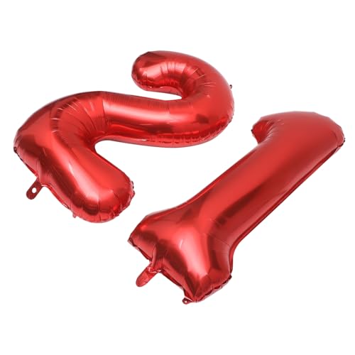 DECHOUS Geburtstagsdeko 2 Große Zahlen-folienballons Aluminiumfolienballons Zahlen Für Partydekorationen DECHOUS Geburtstagsdeko 2 Große Zahlen-folienballons Aluminiumfolienballons Zahlen Für Partydekorationen von DECHOUS