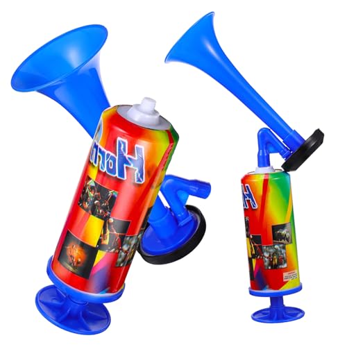 DECHOUS 2 Stück Cheering Air Horns Handheld Lufthörner für Sportveranstaltungen Partys und Geburtstagsfeiern Leicht und Tragbar Klare und Laute Signale für Alter DECHOUS 2 Stück Cheering Air Horns Handheld Lufthörner für Sportveranstaltungen Partys und Geburtstagsfeiern Leicht und Tragbar Klare und Laute Signale für Alter von DECHOUS