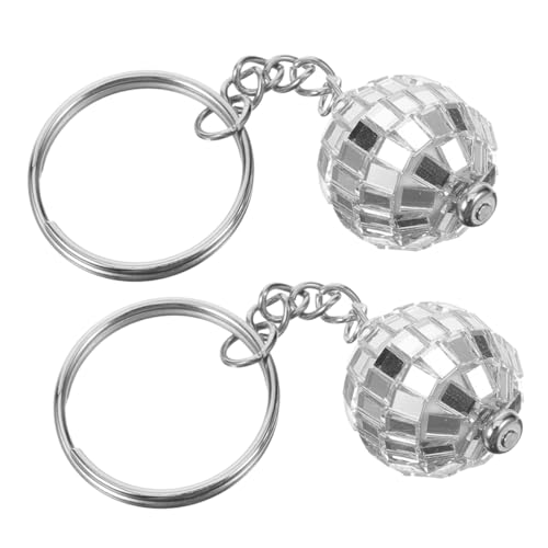 DECHOUS 2 Stück Discokugel-schlüsselanhänger, Spiegel, Discokugel-schlüsselanhänger, Neuheit, Discokugel-anhänger Für Rucksack DECHOUS 2 Stück Discokugel-schlüsselanhänger, Spiegel, Discokugel-schlüsselanhänger, Neuheit, Discokugel-anhänger Für Rucksack von DECHOUS