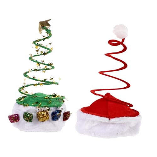 DECHOUS Weihnachtspartyhüte 2 Stück Kopfschmuck Im Festivalstil Weihnachtsrequisite Einheitsgröße Zufälliger Stil DECHOUS Weihnachtspartyhüte 2 Stück Kopfschmuck Im Festivalstil Weihnachtsrequisite Einheitsgröße Zufälliger Stil von DECHOUS