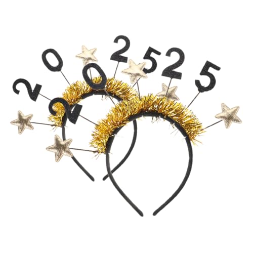 DECHOUS 2 Stück neues jahr stirnband Dekorationen funkelnd Stirnbänder Vorabend weihnachts kopfschmuck silvester dekoration Frohes neues Jahr Schmuck Partyhut Stirnband Stoff Golden DECHOUS 2 Stück neues jahr stirnband Dekorationen funkelnd Stirnbänder Vorabend weihnachts kopfschmuck silvester dekoration Frohes neues Jahr Schmuck Partyhut Stirnband Stoff Golden von DECHOUS
