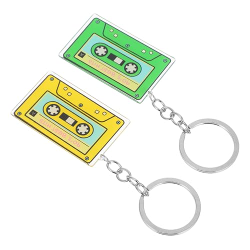 DECHOUS 2 Stücke Band-Schlüsselanhänger handtasche Radio-Schlüsselanhänger Charme-Schlüsselanhänger Handgelenk-Schlüsselanhänger für Frauen Schlüsselanhänger süß Netter Schlüsselbund Eisen DECHOUS 2 Stücke Band-Schlüsselanhänger handtasche Radio-Schlüsselanhänger Charme-Schlüsselanhänger Handgelenk-Schlüsselanhänger für Frauen Schlüsselanhänger süß Netter Schlüsselbund Eisen von DECHOUS