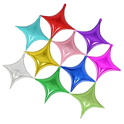 DECHOUS 20 Stück 10 Zoll Aluminiumfolienballons Ballons Für Partydekorationen Hochzeiten Rosarot Sicher Und Auslaufsicher Für Fotoshootings in Der Hausbar von DECHOUS