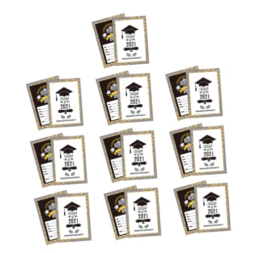 DECHOUS 20 Stück Grußkarte celebrations feierstahl geschenkkarte abschluss party card present card Einladung zum Abschluss Abschlusskarten Party-Gruß Party-Einladungskarte Papier Black DECHOUS 20 Stück Grußkarte celebrations feierstahl geschenkkarte abschluss party card present card Einladung zum Abschluss Abschlusskarten Party-Gruß Party-Einladungskarte Papier Black von DECHOUS