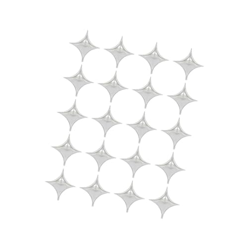 DECHOUS 20 Stück Hochzeitsballons Ballonreifen Ballonbogenband Klare Miniballons Pastellballons Metallicballon Heliumballon Silberballons Partyballons Aluminiumfolienballons von DECHOUS