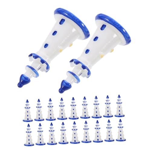 DECHOUS 20 Stück Leuchtturmmodell Mini-Leuchtturm-Ornamente Miniatur-leuchtturmfiguren Miniaturverzierung Im Strandstil Nautische Tischdeko Miniaturen Wohnkultur Hausbedarf Harz DECHOUS 20 Stück Leuchtturmmodell Mini-Leuchtturm-Ornamente Miniatur-leuchtturmfiguren Miniaturverzierung Im Strandstil Nautische Tischdeko Miniaturen Wohnkultur Hausbedarf Harz von DECHOUS