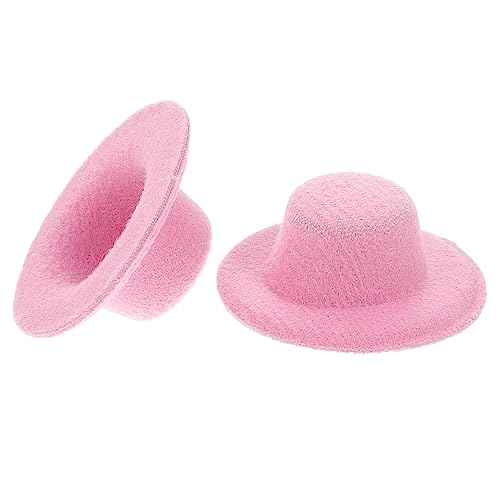 DECHOUS 20 Stück Mini-Hut Mini-puppenmütze Mini-Craft-Hut Miniatur-puppenhut Mini-haushut-Dekoration Puppenkleid Mütze Miniaturhüte Zum Basteln Puppe Winzige Hüte Puppenhüte Rosa Stoff DECHOUS 20 Stück Mini-Hut Mini-puppenmütze Mini-Craft-Hut Miniatur-puppenhut Mini-haushut-Dekoration Puppenkleid Mütze Miniaturhüte Zum Basteln Puppe Winzige Hüte Puppenhüte Rosa Stoff von DECHOUS