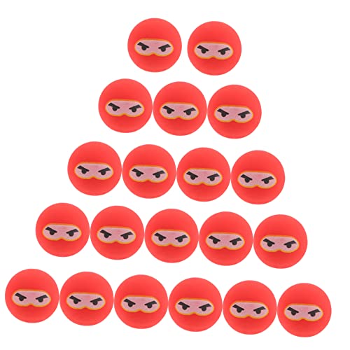 DECHOUS 20 Stück Ninja springender Ball Masse Ninja hüpfende Bälle Party prallen hupfball für outdoor- für springende Bälle Hüpfbälle zum Geburtstag Gummi rot DECHOUS 20 Stück Ninja springender Ball Masse Ninja hüpfende Bälle Party prallen hupfball für outdoor- für springende Bälle Hüpfbälle zum Geburtstag Gummi rot von DECHOUS