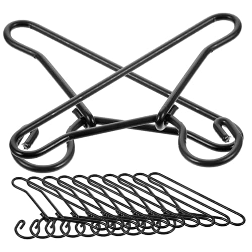 DECHOUS 20 Stück Puppe Kleiderbügel klein Kleidung doll Accessories metallbügel Miniaturzubehör Mini-Hausaufhänger winzige Hausaufhänger Mini-Hausbedarf Legierung Black DECHOUS 20 Stück Puppe Kleiderbügel klein Kleidung doll Accessories metallbügel Miniaturzubehör Mini-Hausaufhänger winzige Hausaufhänger Mini-Hausbedarf Legierung Black von DECHOUS