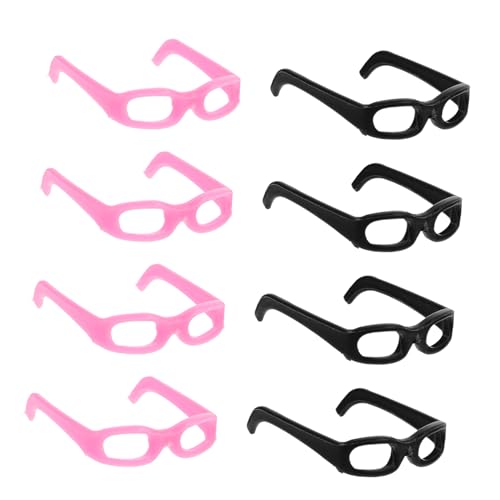 DECHOUS 20 Stück Puppenhausbrille Mini Winzige Brille Puppenzubehör Brillen Für Puppen Brille Für Puppe Puppenbrille Brillenrequisiten Für Puppe Brille Zum Anziehen Der Puppe Abs von DECHOUS