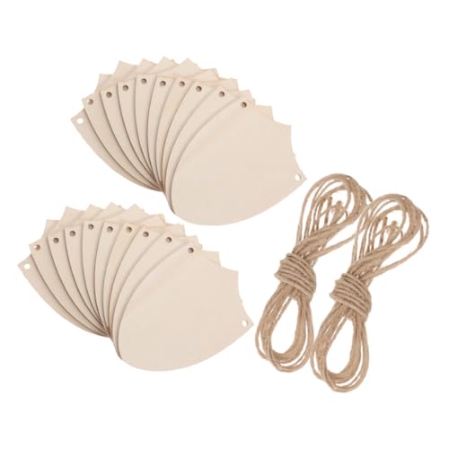 DECHOUS 20 Stück Schildmaterial aus Holz Ornamente Handwerk DIY Dekoration für Ritter Party Dekoration Holzschild Pappel Tisch Beige DECHOUS 20 Stück Schildmaterial aus Holz Ornamente Handwerk DIY Dekoration für Ritter Party Dekoration Holzschild Pappel Tisch Beige von DECHOUS