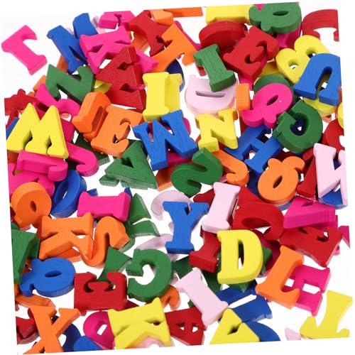 DECHOUS 200 Stück Bunte Holzbuchstaben DIY Holz Alphabet Deko für Kreative Bastelprojekte für Heimdekoration und Feste DECHOUS 200 Stück Bunte Holzbuchstaben DIY Holz Alphabet Deko für Kreative Bastelprojekte für Heimdekoration und Feste von DECHOUS