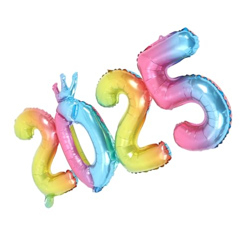 DECHOUS 2025 Anzahl Große Folienballons Dekorationen Ballon Für Happy New Year Party Supplies Set DECHOUS 2025 Anzahl Große Folienballons Dekorationen Ballon Für Happy New Year Party Supplies Set von DECHOUS