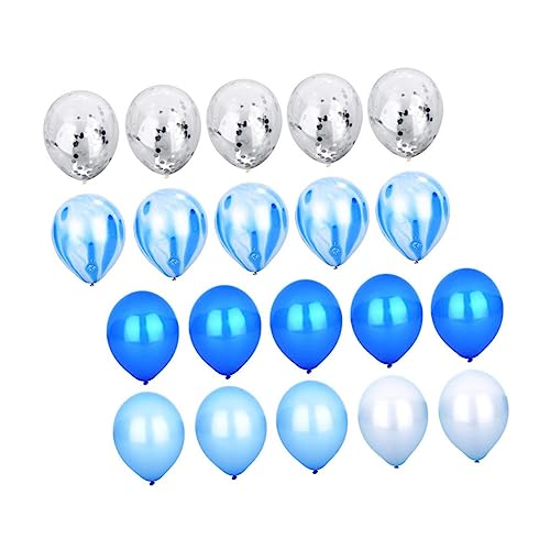 DECHOUS 20Er Set Latexballon Weihnachtsballon Aufblasbare Weihnachtsdekoration Pailletten Partyballons Party Dekoballons Konfettiballons Paillettenballons Blaue Emulsion DECHOUS 20Er Set Latexballon Weihnachtsballon Aufblasbare Weihnachtsdekoration Pailletten Partyballons Party Dekoballons Konfettiballons Paillettenballons Blaue Emulsion von DECHOUS