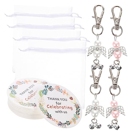 DECHOUS 24 Sätze Engel Schlüsselanhänger babyparty party Party decorations shower Taufgeschenke für Mädchen Gefälligkeiten für die Babytaufe Organza DECHOUS 24 Sätze Engel Schlüsselanhänger babyparty party Party decorations shower Taufgeschenke für Mädchen Gefälligkeiten für die Babytaufe Organza von DECHOUS