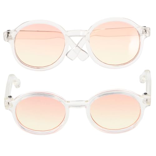 DECHOUS 2Paare Sonnenbrillen Für Puppen Dekorative Brille Für Puppen Outfits Und Kreative Gestaltung Für Und Rollenspiele von DECHOUS