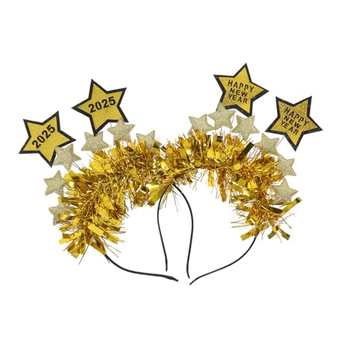 DECHOUS Silvester-haarreifen 2er-pack Stilvolles Haarband-set für Partys Neujahrsfeiern Design für Frauen und Männer DECHOUS Silvester-haarreifen 2er-pack Stilvolles Haarband-set für Partys Neujahrsfeiern Design für Frauen und Männer von DECHOUS