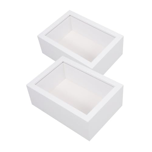 DECHOUS 2pcs Holzbox Rahmen Holz Deep Box Displayhüllen Für Fotos Getrocknete Blumen Bilderrahmen Für Wand DECHOUS 2pcs Holzbox Rahmen Holz Deep Box Displayhüllen Für Fotos Getrocknete Blumen Bilderrahmen Für Wand von DECHOUS