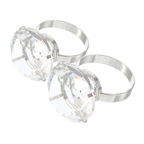 DECHOUS 2pcs Strass -verlobungsringe Braut Große Nachahmung Kristallringe Versprechen Ring Hochzeitsrequisiten Für Braut Hochzeit Schmuck Fotoshootings Accessoires Accessoires DECHOUS 2pcs Strass -verlobungsringe Braut Große Nachahmung Kristallringe Versprechen Ring Hochzeitsrequisiten Für Braut Hochzeit Schmuck Fotoshootings Accessoires Accessoires von DECHOUS