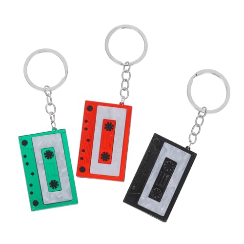 DECHOUS 3 Stück Geometrischer Schlüsselanhänger Mit Band Retro Schlüsselanhänger Mit Tonbandgerät Mini Schlüsselanhänger Mit Retro Band Ohrring Schlüsselanhänger Mini Dj DECHOUS 3 Stück Geometrischer Schlüsselanhänger Mit Band Retro Schlüsselanhänger Mit Tonbandgerät Mini Schlüsselanhänger Mit Retro Band Ohrring Schlüsselanhänger Mini Dj von DECHOUS