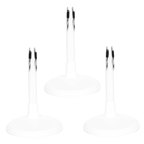 DECHOUS 3 Stück Puppenständer Figure Stand doll Accessories Figurenständer Spielzeugständer Puppenausstellung für Mädchen Zubehör Steht Puppenregale Puppenbasis Rostfreier Stahl Weiß DECHOUS 3 Stück Puppenständer Figure Stand doll Accessories Figurenständer Spielzeugständer Puppenausstellung für Mädchen Zubehör Steht Puppenregale Puppenbasis Rostfreier Stahl Weiß von DECHOUS
