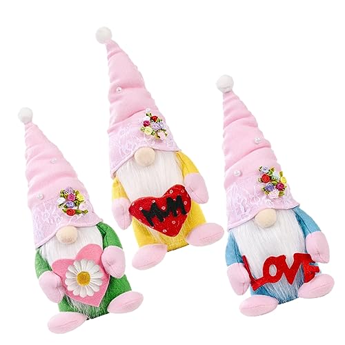 DECHOUS 3St gesichtslose Puppenverzierung Gnom für Frauen Gnom Plüsch Muttertagszwergpuppe Kaffeezwerge gut bürodeko büro Dekoration die Dekoration der zwerg GNOME Rosa DECHOUS 3St gesichtslose Puppenverzierung Gnom für Frauen Gnom Plüsch Muttertagszwergpuppe Kaffeezwerge gut bürodeko büro Dekoration die Dekoration der zwerg GNOME Rosa von DECHOUS