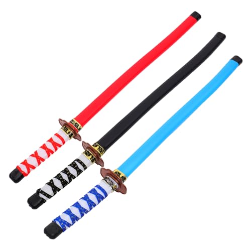 DECHOUS 3Stücke Japanische Schwerter Cosplay Requisiten Für Geburtstagsfeier Für Jahre DECHOUS 3Stücke Japanische Schwerter Cosplay Requisiten Für Geburtstagsfeier Für Jahre von DECHOUS