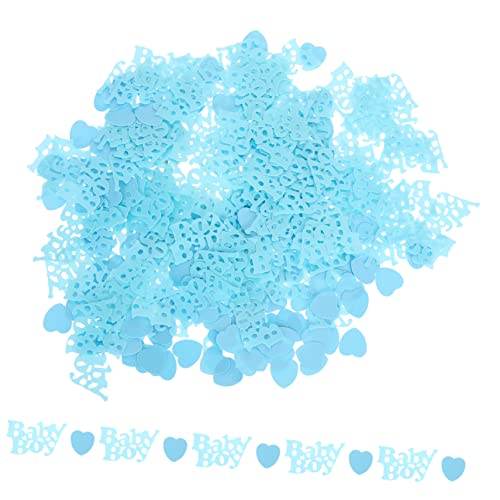 DECHOUS 4 Sätze Konfetti Babyteller Aufdecken Partydekorationen -dekorationen -dusche-ornament Platte Dekorative Streuung Geschlecht Offenbaren Dekoration Blue Plastik DECHOUS 4 Sätze Konfetti Babyteller Aufdecken Partydekorationen -dekorationen -dusche-ornament Platte Dekorative Streuung Geschlecht Offenbaren Dekoration Blue Plastik von DECHOUS