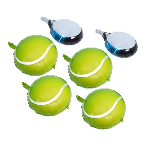 DECHOUS 4 Stück Luftballons Zum Thema Sport Für Blau Party Geburtstag Luftballons Umwerben Paddeln Dekorationen Aufdecken Thematisiert Königlich Tennis Weiß Gurkenballon Aluminiumfolie DECHOUS 4 Stück Luftballons Zum Thema Sport Für Blau Party Geburtstag Luftballons Umwerben Paddeln Dekorationen Aufdecken Thematisiert Königlich Tennis Weiß Gurkenballon Aluminiumfolie von DECHOUS