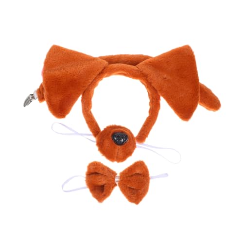 DECHOUS 4 Stück Teiliges Tierohren stirnband aus Plüsch Verspieltes Hunde kostümzubehör für Mädchen und Frauen für Karneval Halloween Cosplay und Geburtstagsfeiern DECHOUS 4 Stück Teiliges Tierohren stirnband aus Plüsch Verspieltes Hunde kostümzubehör für Mädchen und Frauen für Karneval Halloween Cosplay und Geburtstagsfeiern von DECHOUS