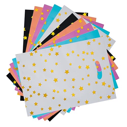 DECHOUS 50 Stück Füller Partytüten Baggies Partygeschenktüten Kleine Netztüten Zellophan Verpackungstüten Lollis Goody Treat Tüte Gefüllt Mit Sternmuster Leckereientüte Pakettüten Goody DECHOUS 50 Stück Füller Partytüten Baggies Partygeschenktüten Kleine Netztüten Zellophan Verpackungstüten Lollis Goody Treat Tüte Gefüllt Mit Sternmuster Leckereientüte Pakettüten Goody von DECHOUS