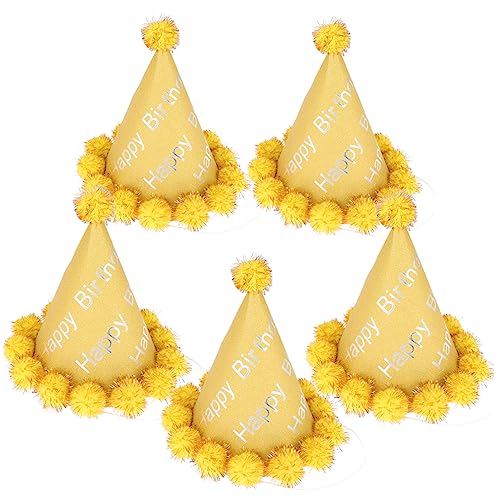 DECHOUS 5st Partyhut Geburtstag Krone Hut Babymützen Geburtstagsmützen Erwachsene Schutzhelm Sonnenhut Feierliche Partyhüte Kleinkind Mütze Kindermütze Verrückter Hut Kappen Papier Golden DECHOUS 5st Partyhut Geburtstag Krone Hut Babymützen Geburtstagsmützen Erwachsene Schutzhelm Sonnenhut Feierliche Partyhüte Kleinkind Mütze Kindermütze Verrückter Hut Kappen Papier Golden von DECHOUS