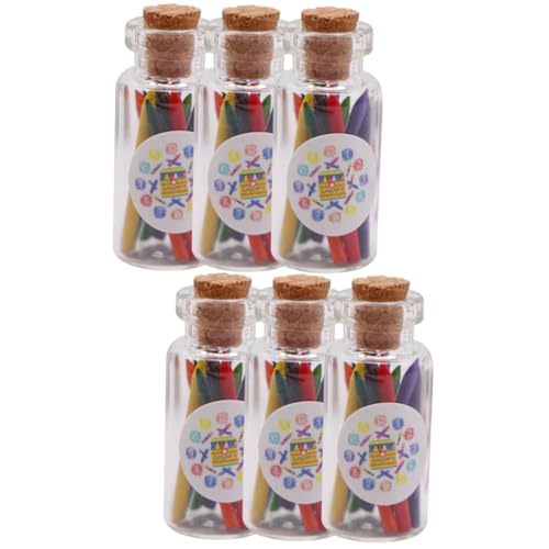 DECHOUS 6 Sätze Puppenhaus Buntstifte drinnen Miniatur bastelzeug handwerkskunst buntstifte pastellfarben Mini House Accessory Puppenhauslieferungen Puppenhauszubehör Plastik DECHOUS 6 Sätze Puppenhaus Buntstifte drinnen Miniatur bastelzeug handwerkskunst buntstifte pastellfarben Mini House Accessory Puppenhauslieferungen Puppenhauszubehör Plastik von DECHOUS