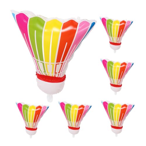 DECHOUS 6 Stück Badminton Ballon Jumbo Themen Große Farben Dekorationen Sportparty Große Glänzende Bunte Glitzerballons Goldfolienballons Happy Birthday Folienballons DECHOUS 6 Stück Badminton Ballon Jumbo Themen Große Farben Dekorationen Sportparty Große Glänzende Bunte Glitzerballons Goldfolienballons Happy Birthday Folienballons von DECHOUS