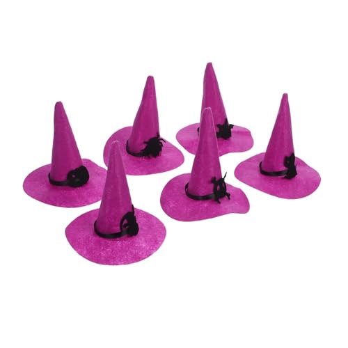 DECHOUS 6 Stück Teiliges Kleine Filz Witch Hats Weiche DIY Hexenhüte für Puppen und Haustiere Kreative Halloween Deko Bastelzubehör für Fest Karneval und Party DECHOUS 6 Stück Teiliges Kleine Filz Witch Hats Weiche DIY Hexenhüte für Puppen und Haustiere Kreative Halloween Deko Bastelzubehör für Fest Karneval und Party von DECHOUS