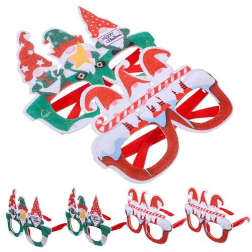 DECHOUS 6 Stück faschingsbrille karnevalsbrille party sachen Partyzubehör party supplies Foto -Requisiten Dekoration weihnachtsdeko Brillengestelle für Weihnachten Weihnachtsbrille Plastik DECHOUS 6 Stück faschingsbrille karnevalsbrille party sachen Partyzubehör party supplies Foto -Requisiten Dekoration weihnachtsdeko Brillengestelle für Weihnachten Weihnachtsbrille Plastik von DECHOUS