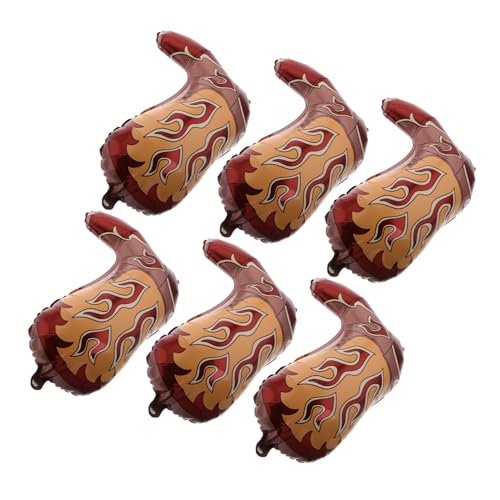 DECHOUS 6pcs Western Boot Balloons Themenpartydekorationen Cowboy -stiefel Versorgt Western Partyzubehör Aluminium Film Balloons Cowboy Accessoires DECHOUS 6pcs Western Boot Balloons Themenpartydekorationen Cowboy -stiefel Versorgt Western Partyzubehör Aluminium Film Balloons Cowboy Accessoires von DECHOUS