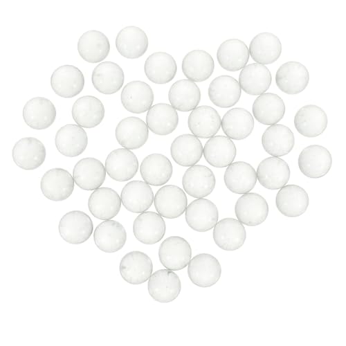 DECHOUS 90 Stück Teiliges Klare Glasperlen Stabile und Glatte Dekokugeln für Vasenfüllung DIY Bastelperlen Langlebige Deko für Blumenarrangements Hochzeiten Fischbecken und von DECHOUS