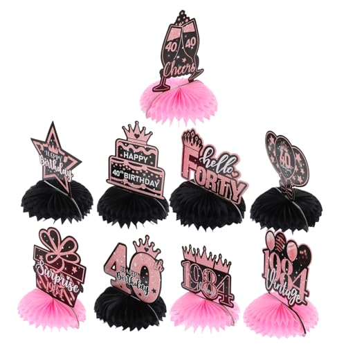 DECHOUS 9Stücke Waben Mittelstücke Für Geburtstagsfeiern Kreative Tischdekoration Elegantes Roségold Design Esstisch Und Dessertbar DECHOUS 9Stücke Waben Mittelstücke Für Geburtstagsfeiern Kreative Tischdekoration Elegantes Roségold Design Esstisch Und Dessertbar von DECHOUS